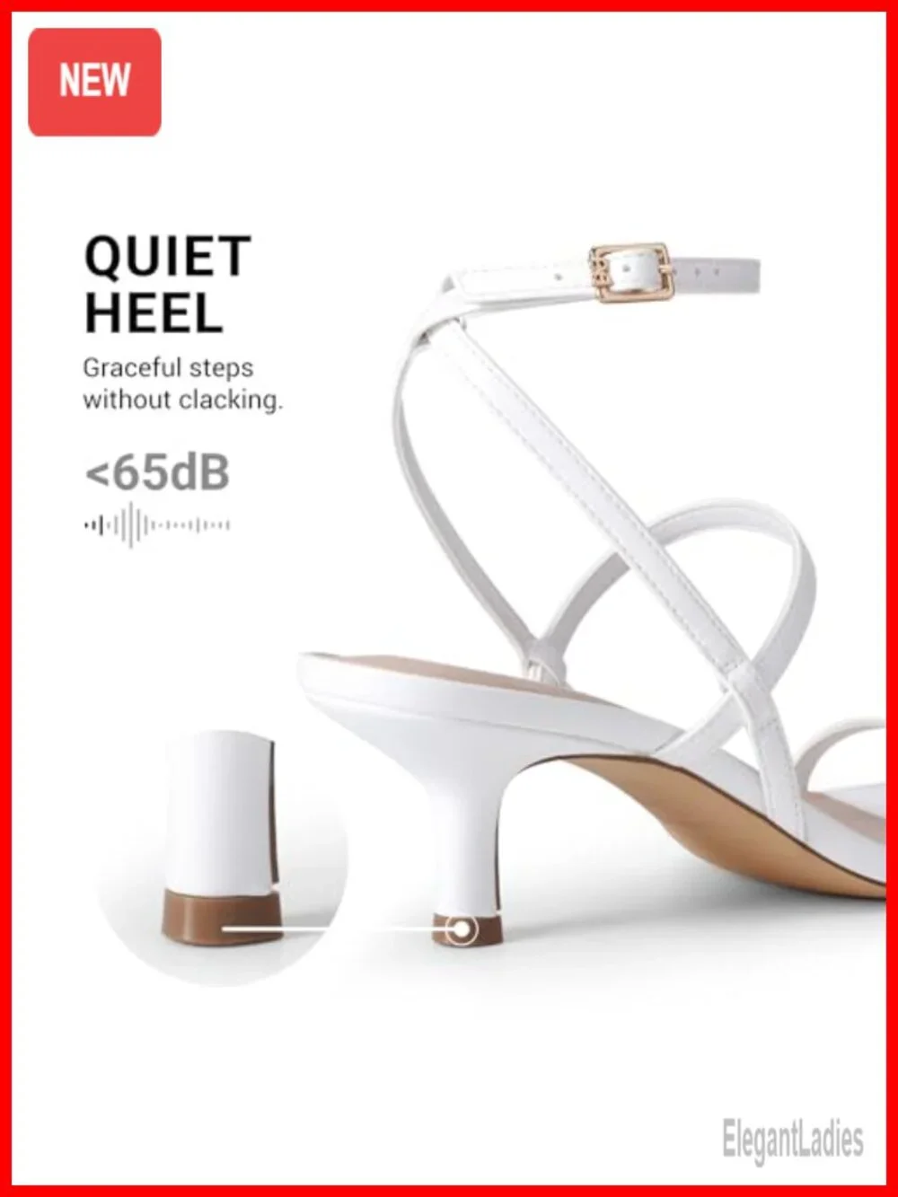 Kitten Heel Strappy Square Open Toe Ankle Buckle Sandals Faux Leather